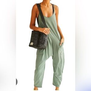 Free People Hot Shot One Piece - Lush Pine - small